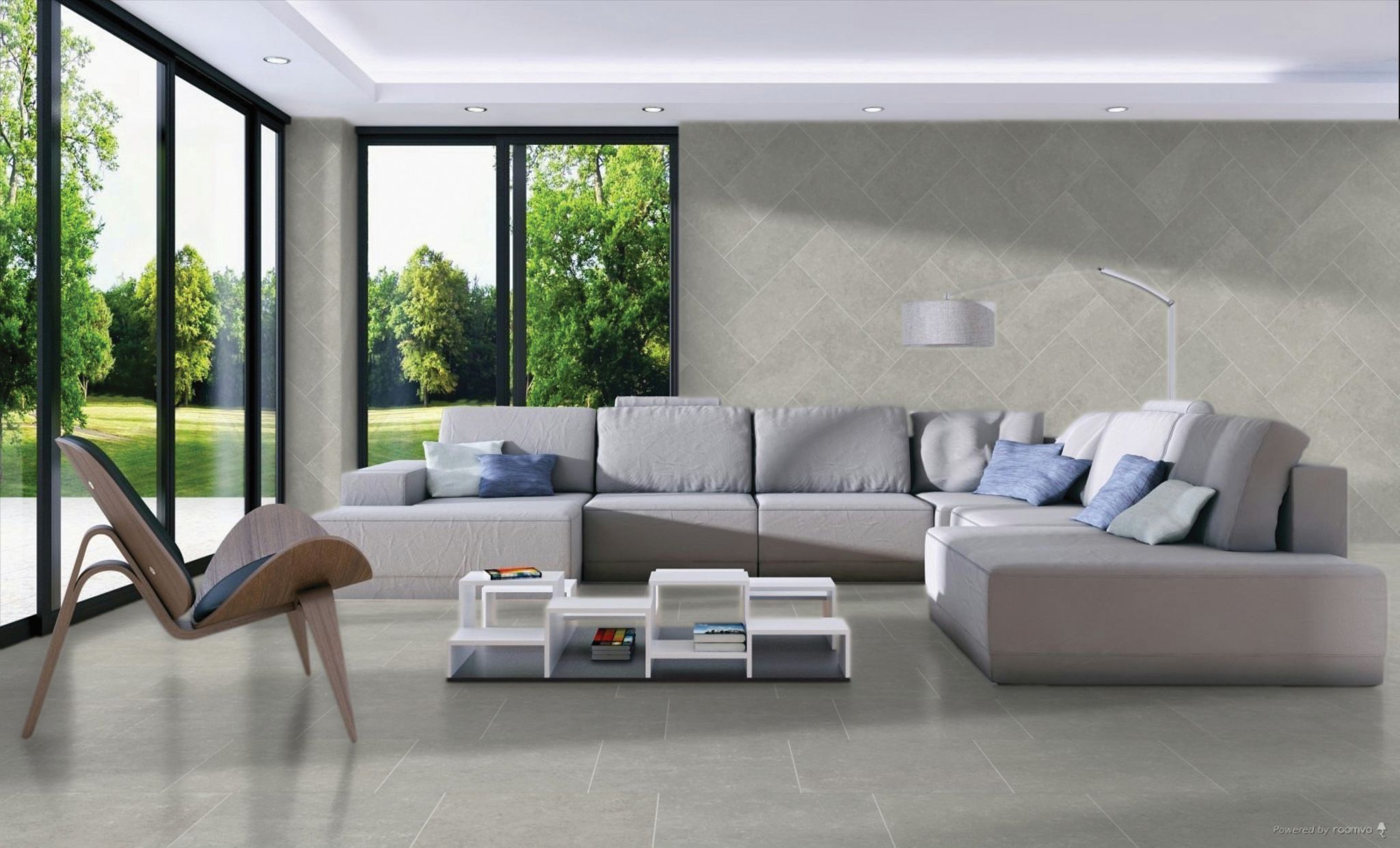 Denver Graphite Matte 12x24 - 20x20 | Gramercy Kitchen and Bath