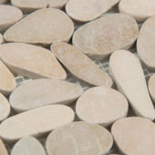 Driftwood Tan Flat Pebble | Gramercy Kitchen and Bath
