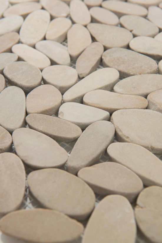 Driftwood Tan Flat Pebble | Gramercy Kitchen and Bath