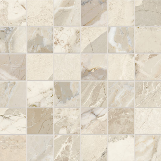 Dynasty Almond 2X2 Mosaic | Gramercy Kitchen and Bath