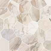 Dynasty Almond Polished/Matte 11X12 Eggs Mosaic | Gramercy Kitchen and Bath