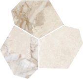 Dynasty Almond Polished/Matte 11X12 Eggs Mosaic | Gramercy Kitchen and Bath