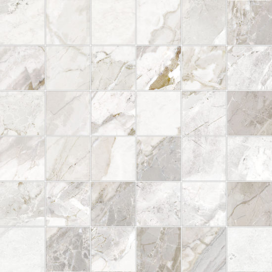 Dynasty White 2X2 Mosaic | Gramercy Kitchen and Bath