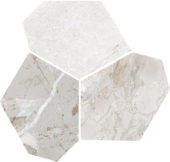 Dynasty White Polished/Matte 11X12 Eggs Mosaic | Gramercy Kitchen and Bath