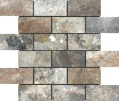 Elongated Hexagon Royal Vein "Leaves" Mosaic | Gramercy Kitchen and Bath