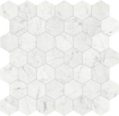 Eterna Bianco 2 Honed Hexagon Mosaic | Gramercy Kitchen and Bath