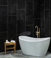 Etna Gloss Wall Panel 48x120 | Gramercy Kitchen and Bath