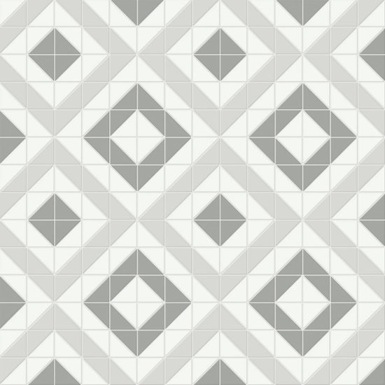 Evening Blend Matte Cubic Pattern Mosaic | Gramercy Kitchen and Bath