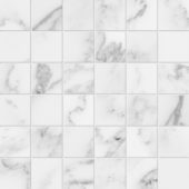 Florence 2X2 Bianco Matte Mosaic | Gramercy Kitchen and Bath