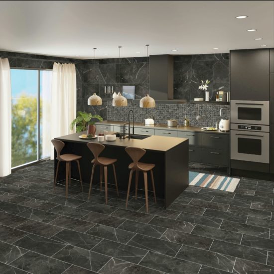 Florence 2X2 Carbon Matte Mosaic | Gramercy Kitchen and Bath