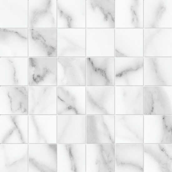 Florence 2X2 Statuario Matte Mosaic | Gramercy Kitchen and Bath