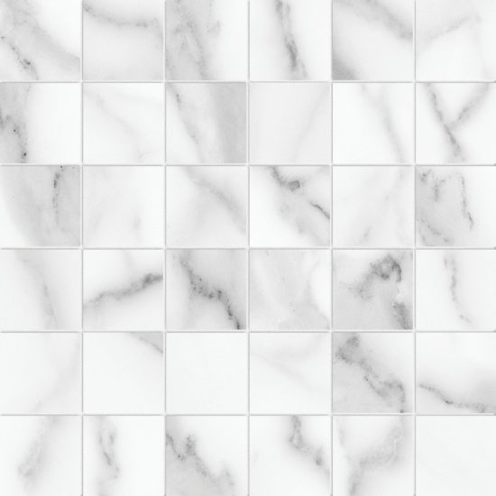 Florence 2X2 Statuario Matte Mosaic | Gramercy Kitchen and Bath