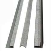 Frost Nickel 94" Trim Kit, 2 Inside Comers, 2 J Trims,  2 L Trims | Gramercy Kitchen and Bath