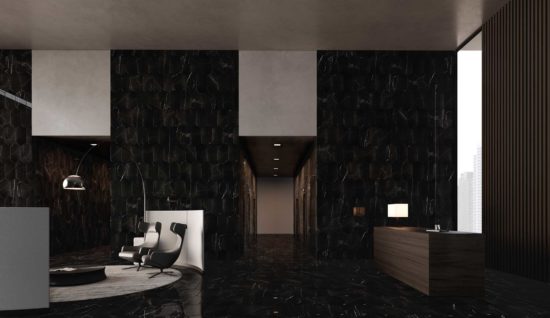 Galaxia Nero 12x24 | Gramercy Kitchen and Bath
