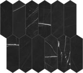 Galaxia Nero 2x6 Picket Mosaic | Gramercy Kitchen and Bath