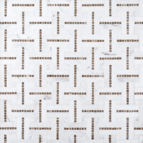 Gazebo Cream Mosaic | Gramercy Kitchen and Bath
