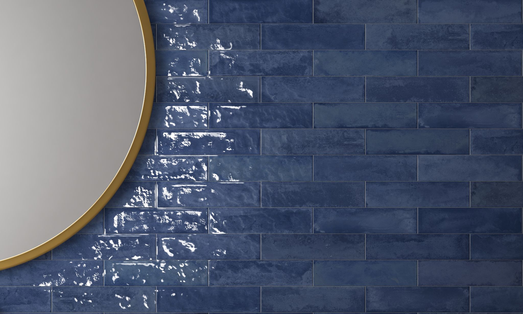 Grand Cayman 3x12" West Bay Blue 1 | Gramercy Kitchen and Bath