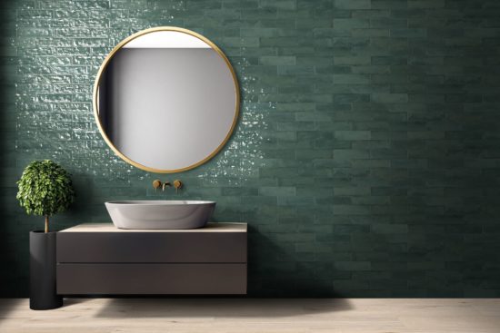 Grand Cayman Heritage Green 3x12 | Gramercy Kitchen and Bath