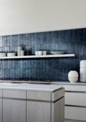 Grand Cayman Kaibo Teal 3x12 | Gramercy Kitchen and Bath