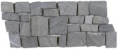 Grey Cubic Marble Opus Interlocking Border | Gramercy Kitchen and Bath