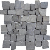 Grey Cubic Marble Opus Interlocking Mosaic | Gramercy Kitchen and Bath