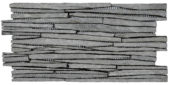Grey Sliced Slate Interlocking Mosaic | Gramercy Kitchen and Bath