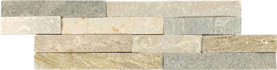 Grey/Beige Wall Cladding 4"X14" | Gramercy Kitchen and Bath
