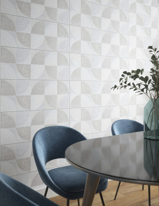 Grid Field Tile 12” X 35” | Gramercy Kitchen and Bath