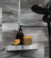 Hermitage Granite Shower Shelf 14.56x7.12x2 | Gramercy Kitchen and Bath
