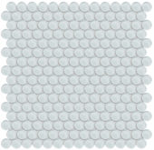 Ice Penny Round Mosaic | Gramercy Kitchen and Bath