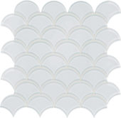 Ice Scallop Mosaic | Gramercy Kitchen and Bath
