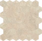 Impero Reale 2 Polished Hexagon Mosaic | Gramercy Kitchen and Bath
