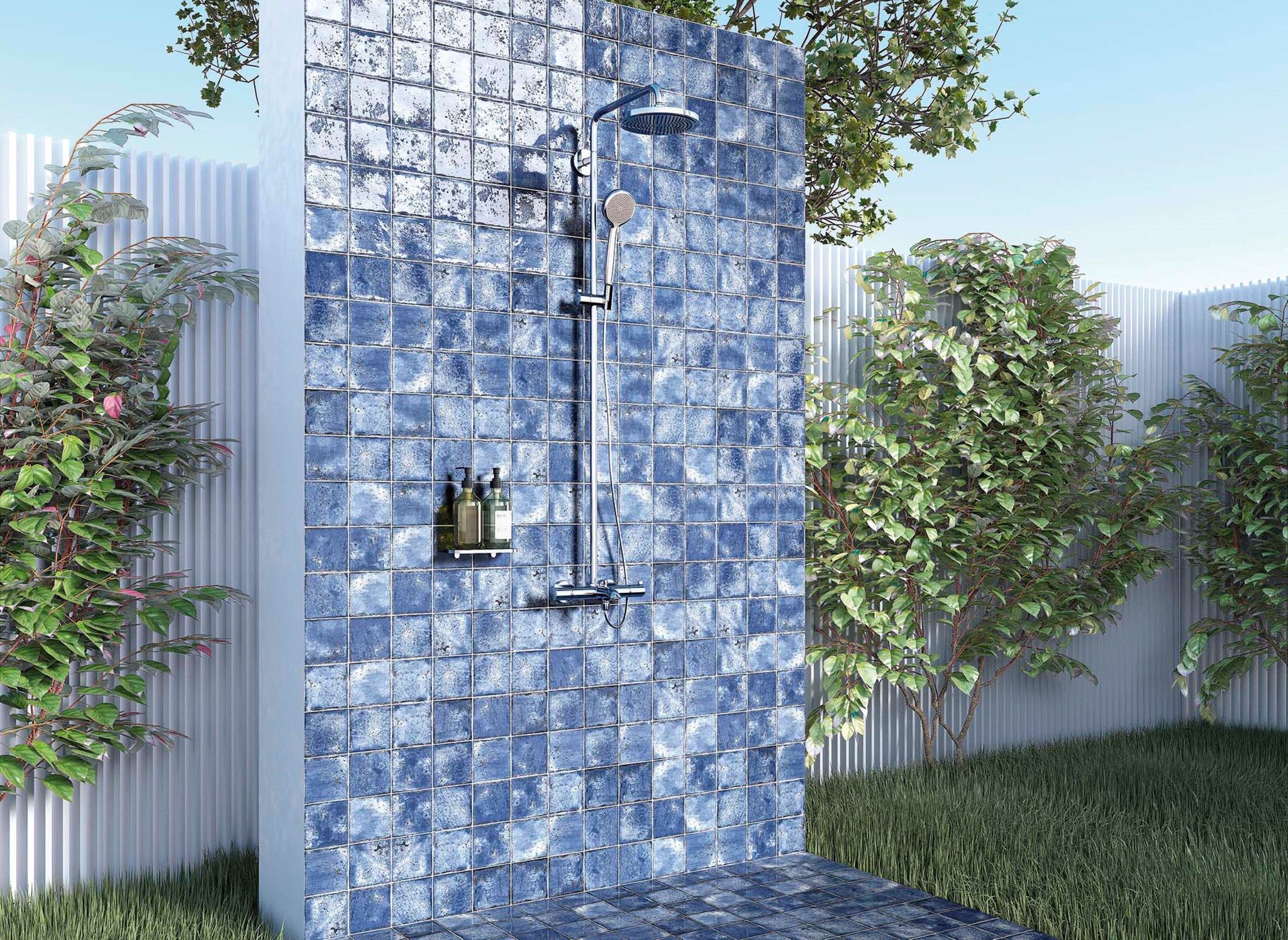 Jamaica Blue 5x5 | Gramercy Kitchen and Bath