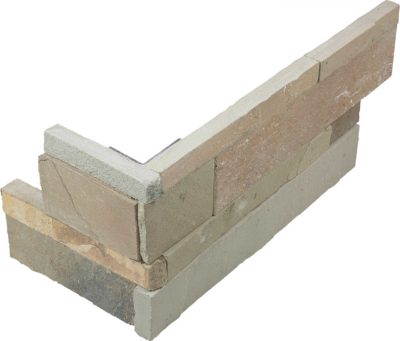 Ledger Stone 6×18 Indian Coast Assembled Corner