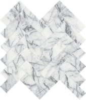 Lilac Volta 1.25x4 Herringbone Mosaic | Gramercy Kitchen and Bath