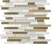 Linear Bamboo Mosaic | Gramercy Kitchen and Bath