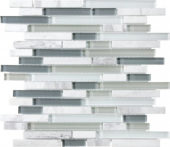 Linear Iceland Mosaic | Gramercy Kitchen and Bath