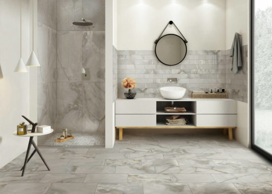 Magical Dark Grey Polished 24x48 | Gramercy Kitchen and Bath