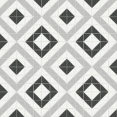 Midnight Blend Matte Cubic Pattern Mosaic | Gramercy Kitchen and Bath
