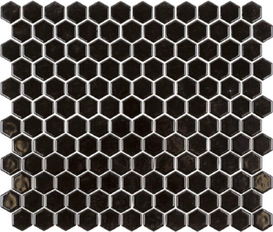 Mini Hex Mosaic Night | Gramercy Kitchen and Bath