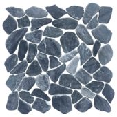 Mini Opus Matte Grey Mix Marble Stone Interlocking | Gramercy Kitchen and Bath