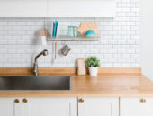 Mini Subway White Glazed Porcelain Interlocking Mosaic 2"X4" | Gramercy Kitchen and Bath