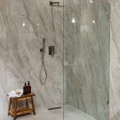 Mont Blanc Gloss Wall Panel 24x48 | Gramercy Kitchen and Bath