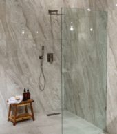 Mont Blanc Gloss Wall Panel 48x120 | Gramercy Kitchen and Bath