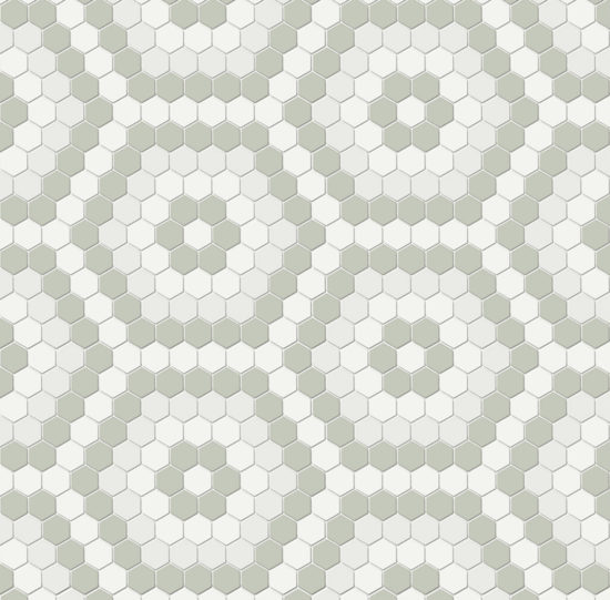 Morning Blend Matte Hexagon Pattern Mosaic | Gramercy Kitchen and Bath