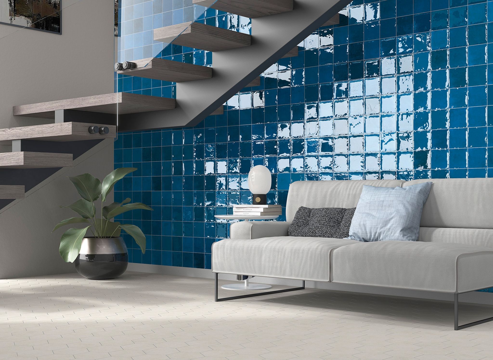 Morocco Blue 5x5 | Gramercy Kitchen and Bath