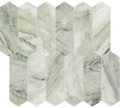 Moscato Argento 2x6 Picket Mosaic | Gramercy Kitchen and Bath