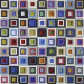 Multicolor Square Mix Glass Resin | Gramercy Kitchen and Bath