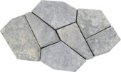 Opus Light Grey Marble Meshed Mounted Mosaic | Gramercy Kitchen and Bath