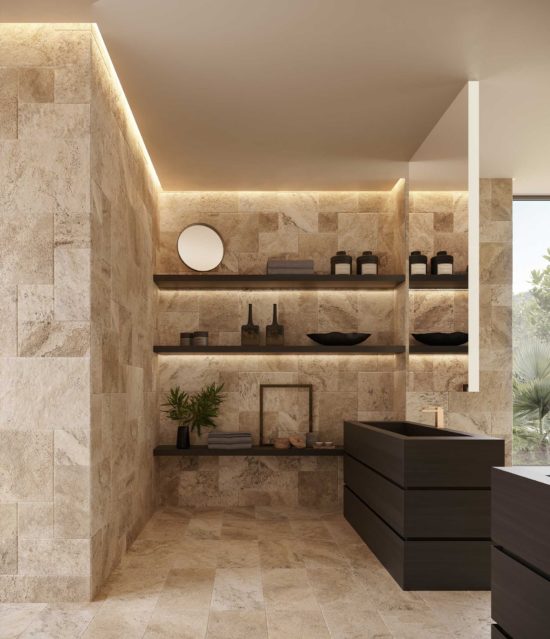 Picasso Cobble Stone Pattern Set | Gramercy Kitchen and Bath